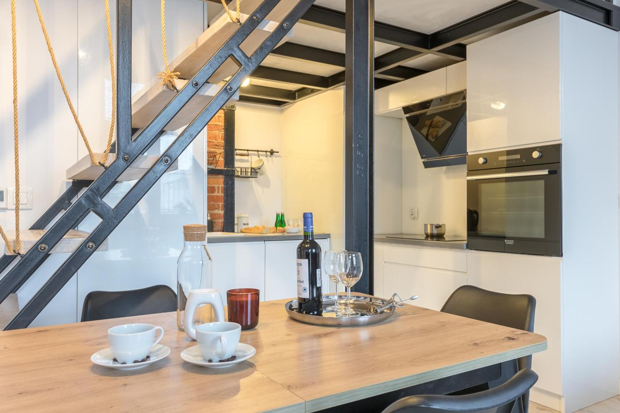 Apartament Z Antresola Nowa Papiernia Wrocław Exteriör bild